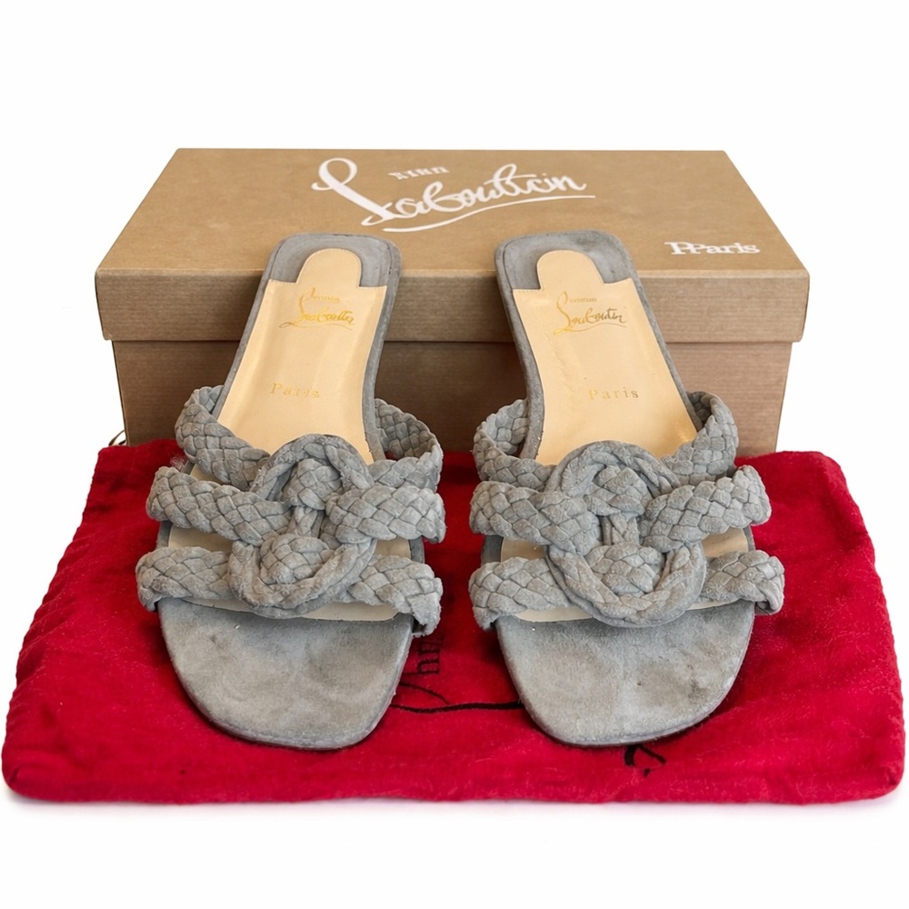 Christian Louboutin suede sandals